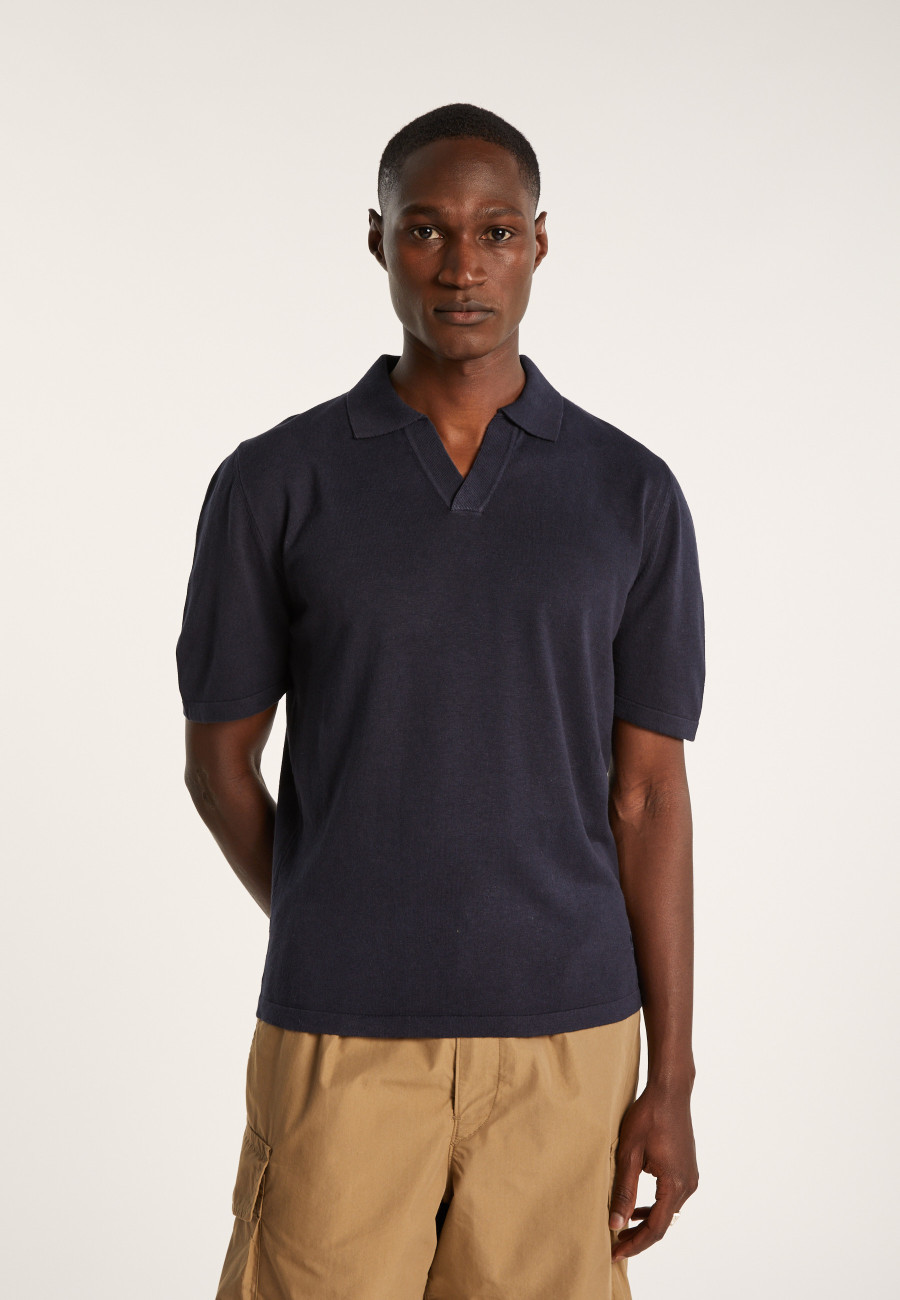 Cotton linen polo shirt - Iouri