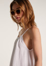 Sleeveless linen dress - Deborah
