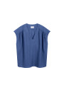 Linen V-neck T-shirt - Dala