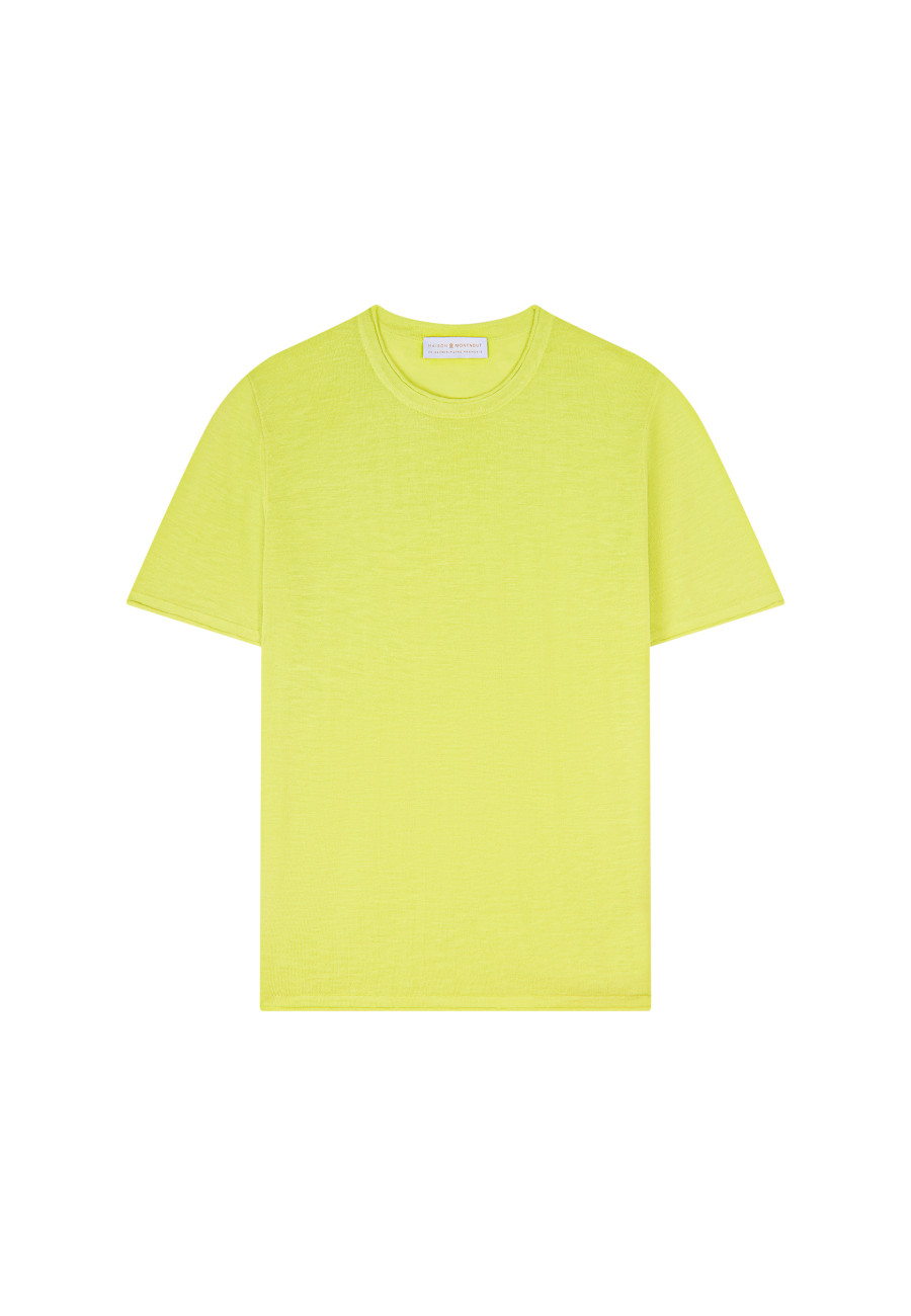 Round-neck slub linen T-shirt - Renaud
