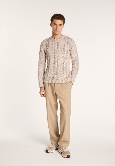 Luxury cable knit jumper - LIZIO