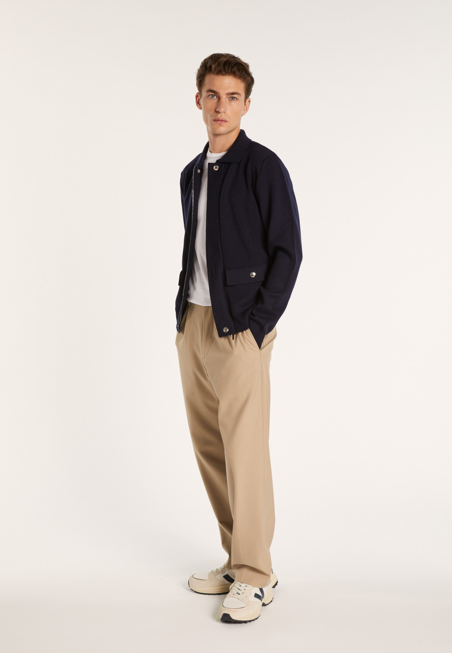 Wool jacket with pockets - Leopol