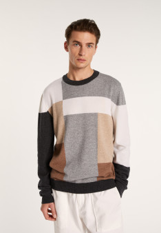 Geometric cashmere sweater - Lima