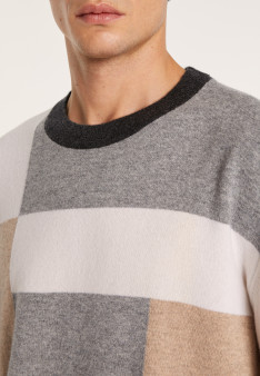 Geometric cashmere sweater - Lima