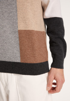 Geometric cashmere sweater - Lima