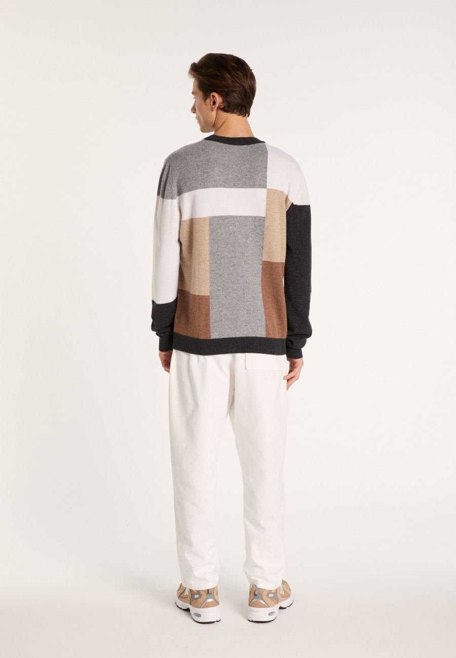 Geometric cashmere sweater - Lima