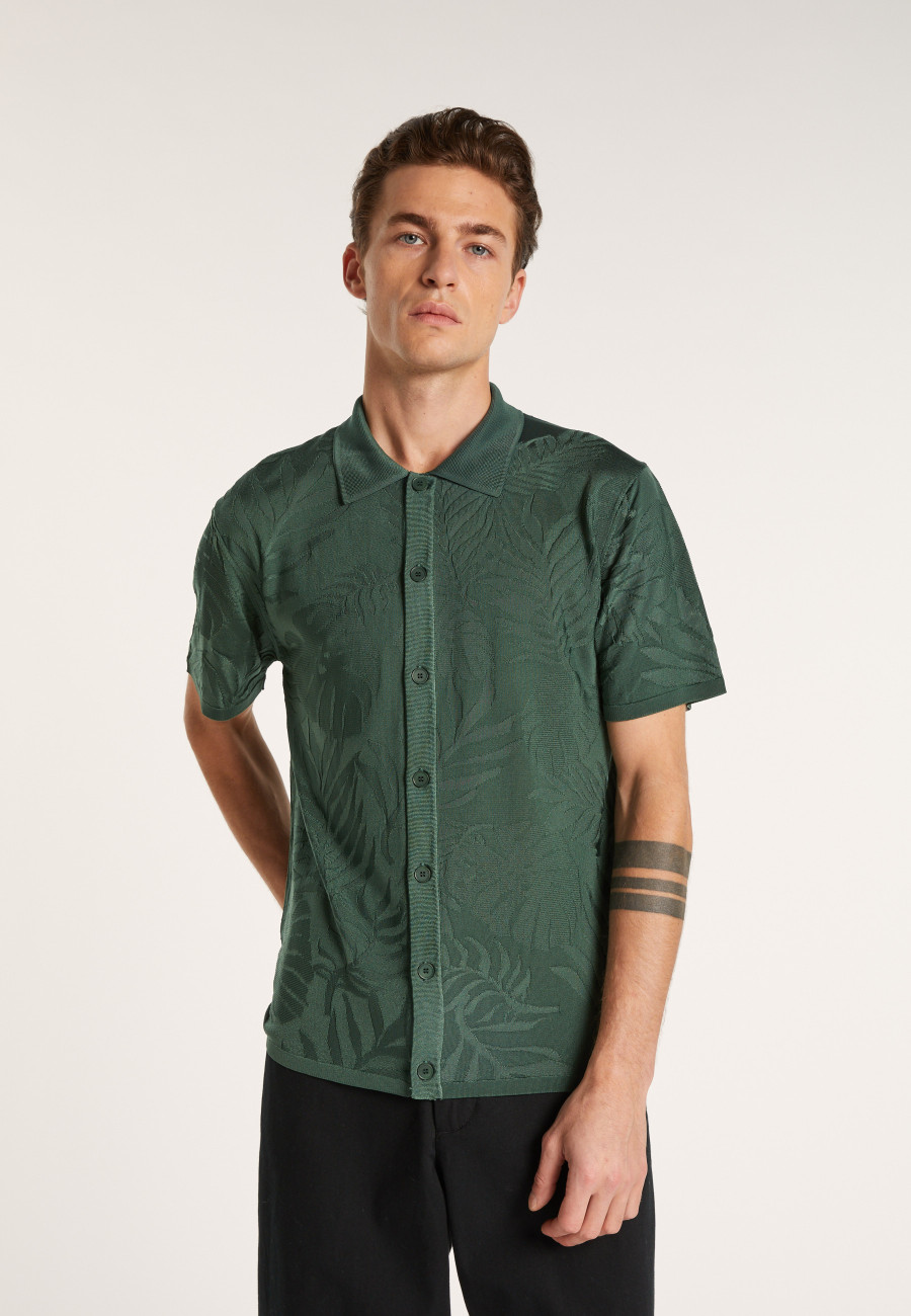 Patterned Fil Lumière Shirt - Ivyck