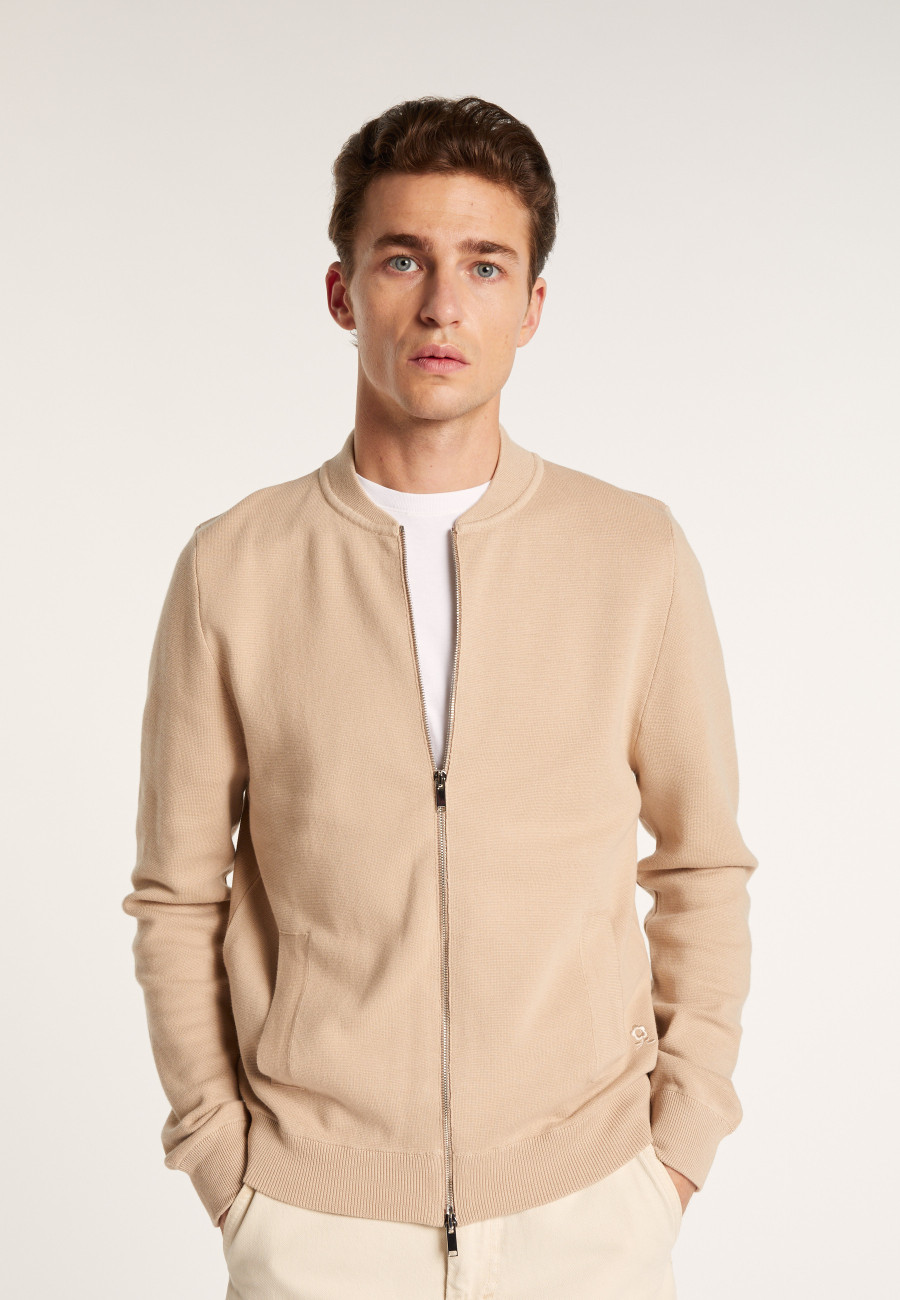 Jacket with pockets in organic cotton - Richelieu