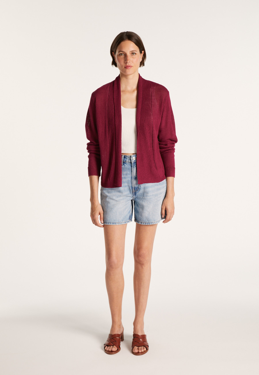 Short jacket with shawl collar - Maddy