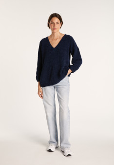 Pull en coton col V - Mariette