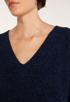 Pull en coton col V - Mariette