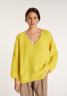 Pull en coton col V - Mariette