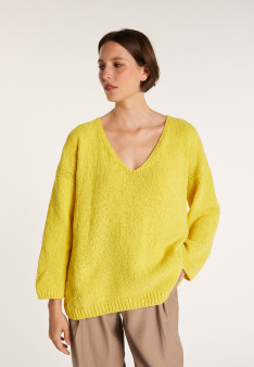 Pull en coton col V - Mariette