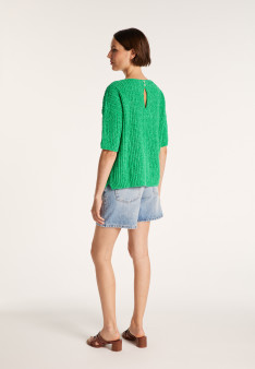 Pull en coton col V - Mariette