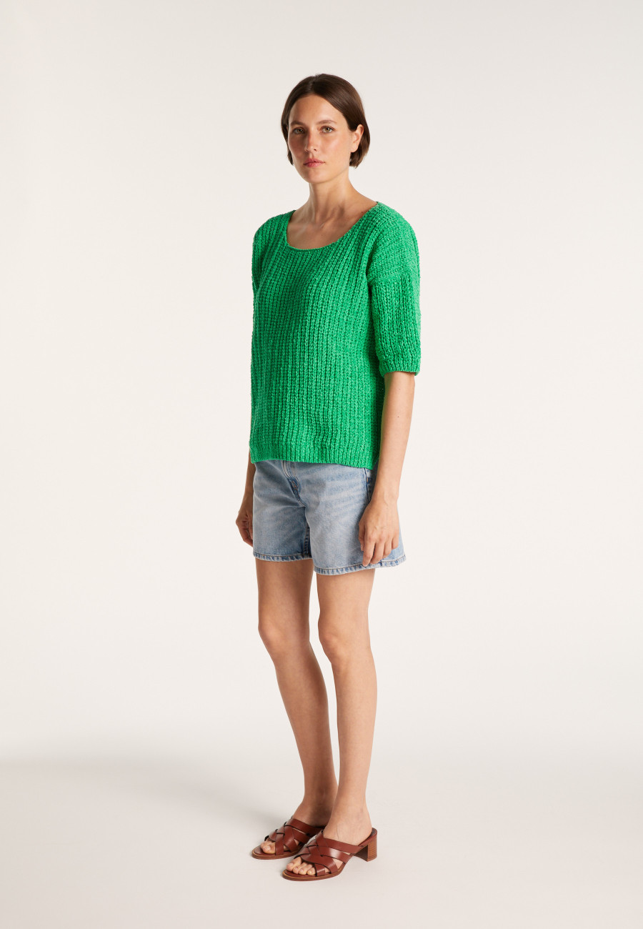 Pull en coton col V - Mariette