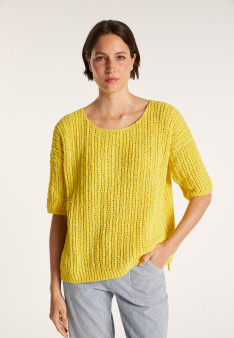 Pull en coton col V - Mariette