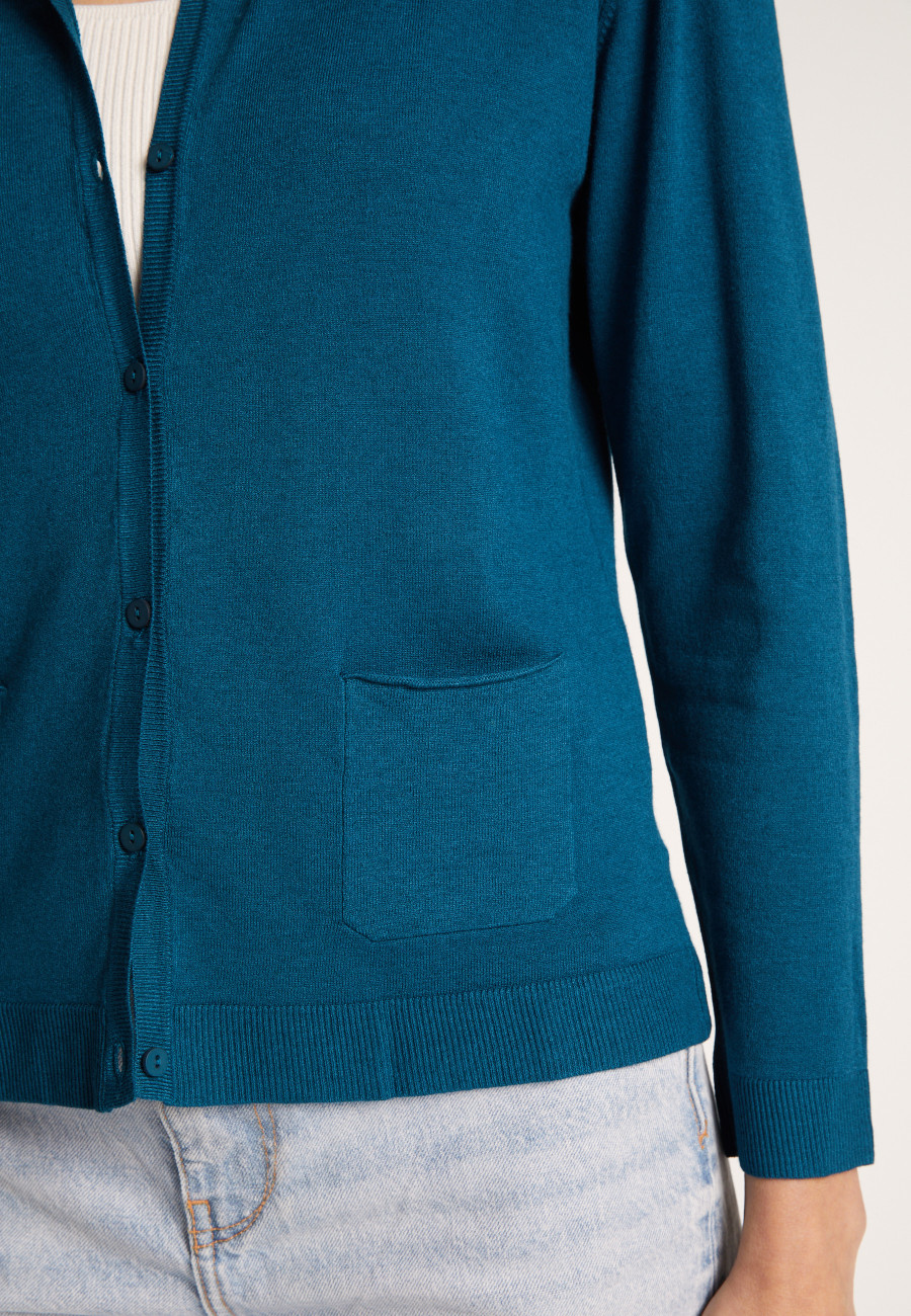 Wool and viscose cardigan - Athena