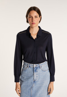 Long-sleeved tencel shirt - Now