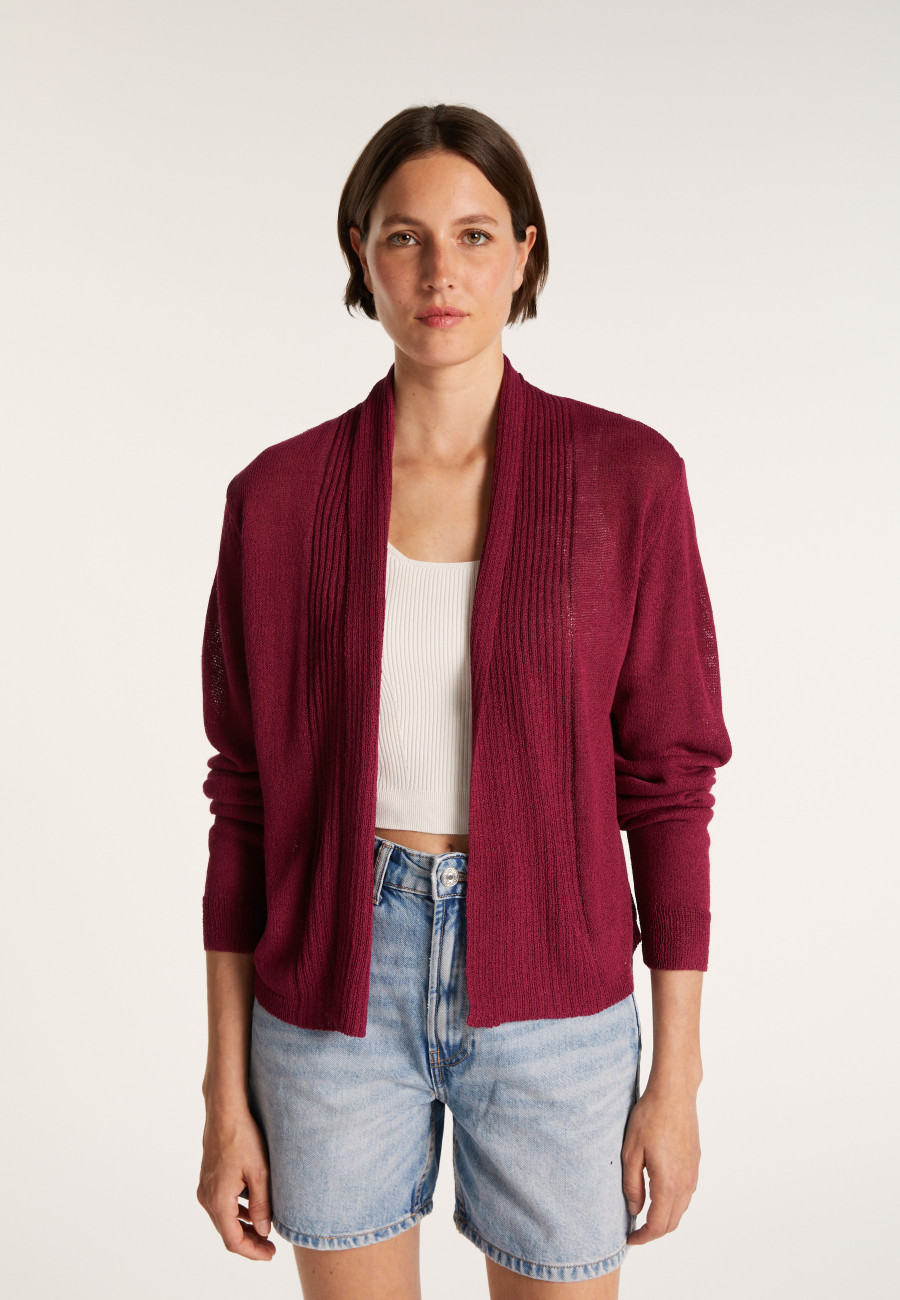 Short jacket with shawl collar - Maddy