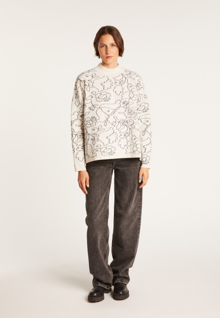 Floral Jumper by Maison Montagut & Maison Martin Morel - Galati