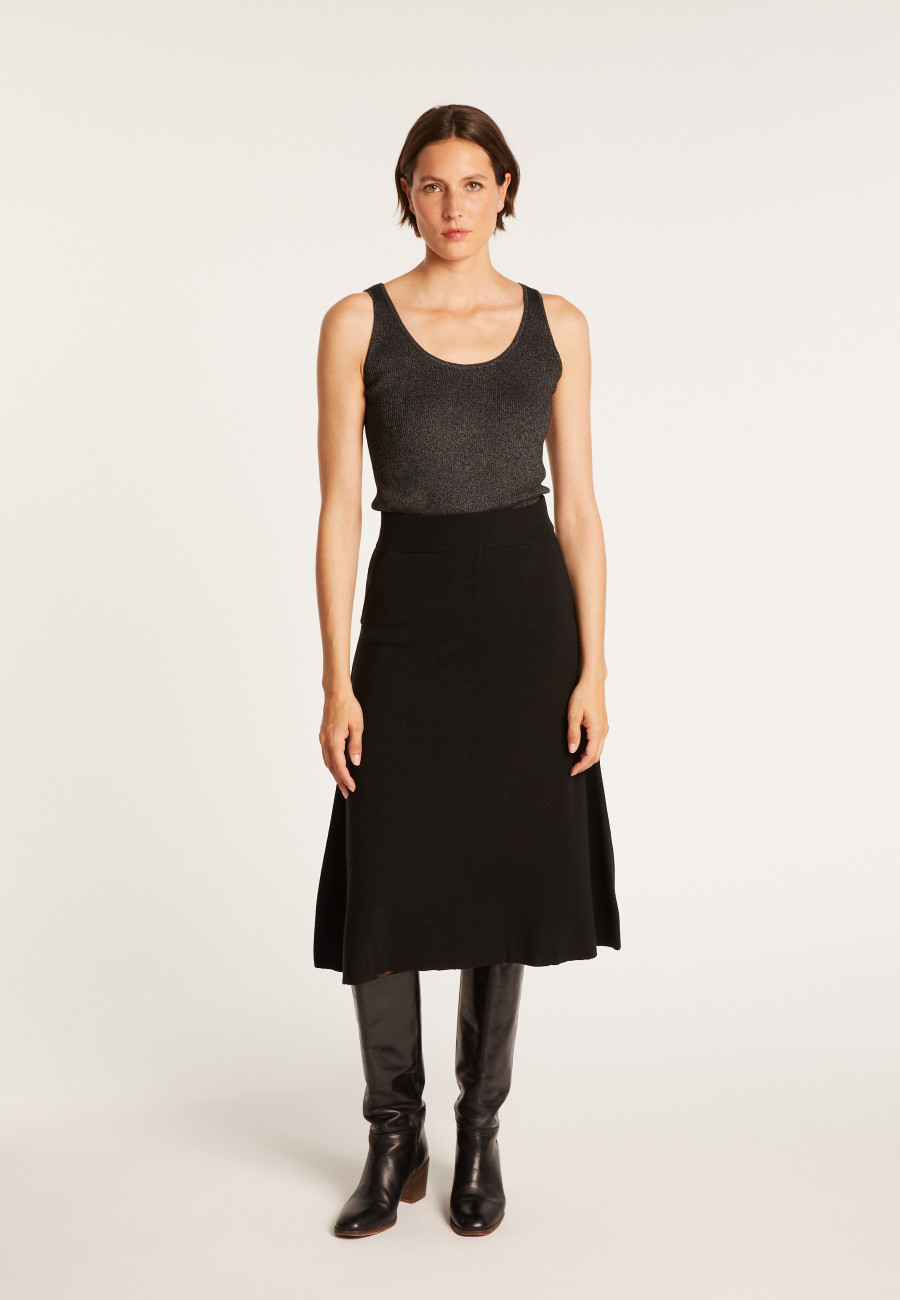 Wool skirt with pockets - Grazia