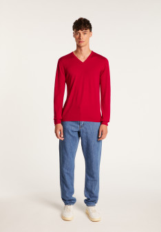 Merino Wool V-neck sweater Enricke