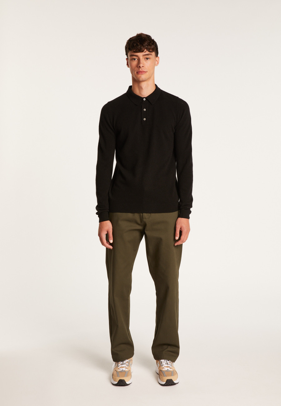 Cashmere polo neck sweater - Emerson
