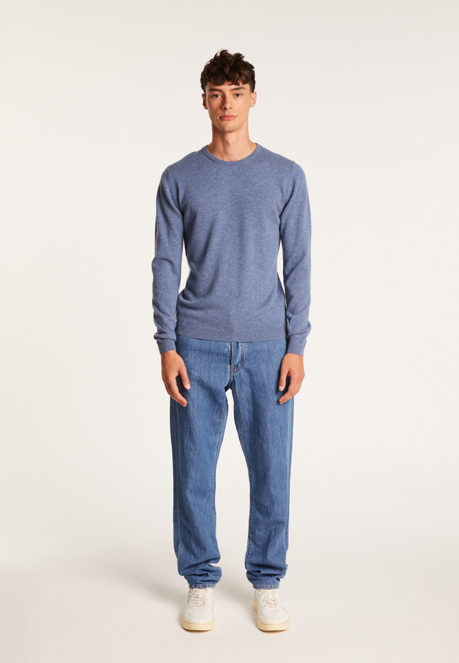 Round-neck cashmere sweater-BENOIT