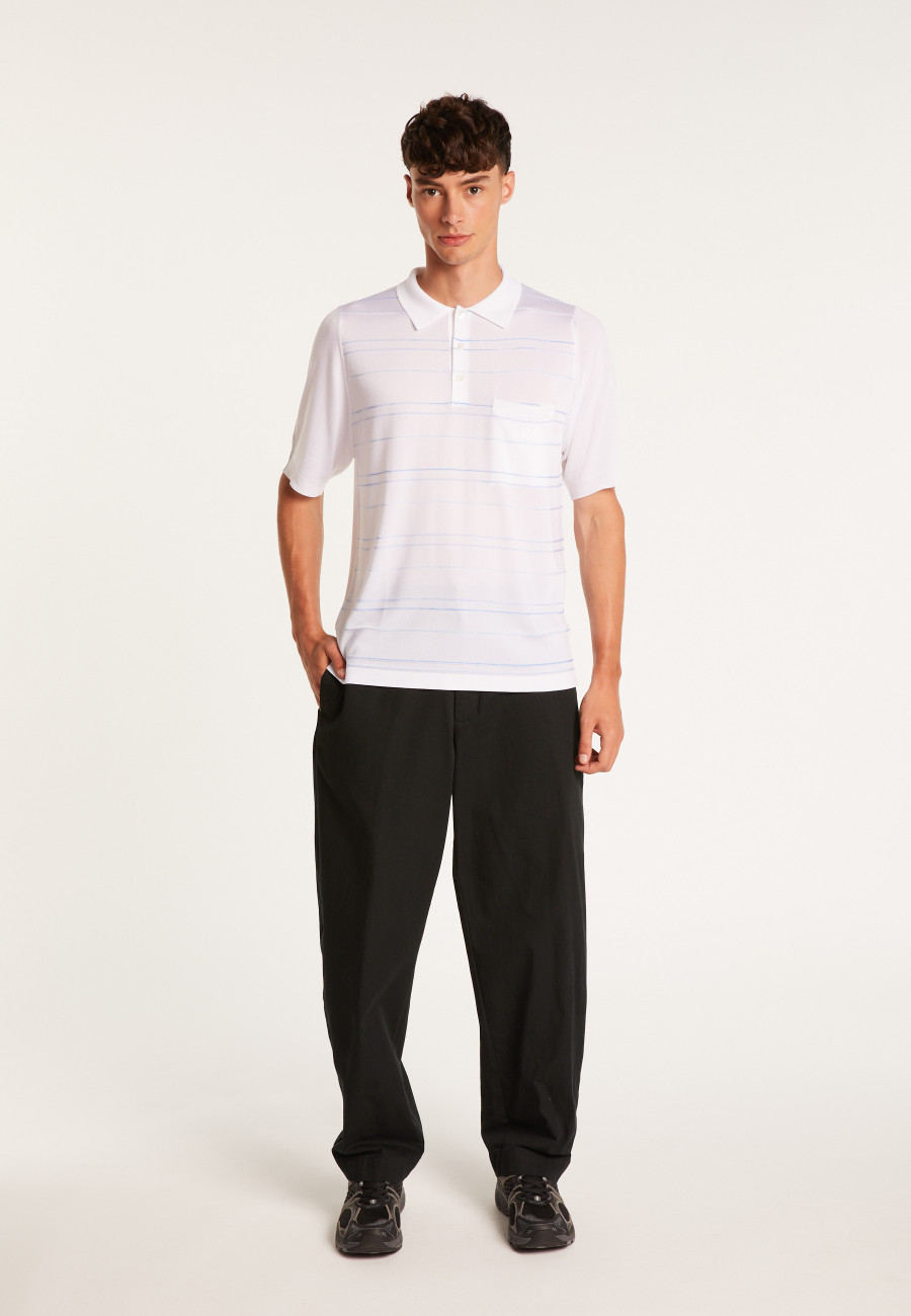 Polo shirt in Fil Lumière stripes - Aldo