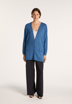 Long cardigan with pockets - Anne-Sophie
