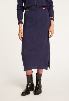 Pencil skirt in ribbed wool - Etreinte 