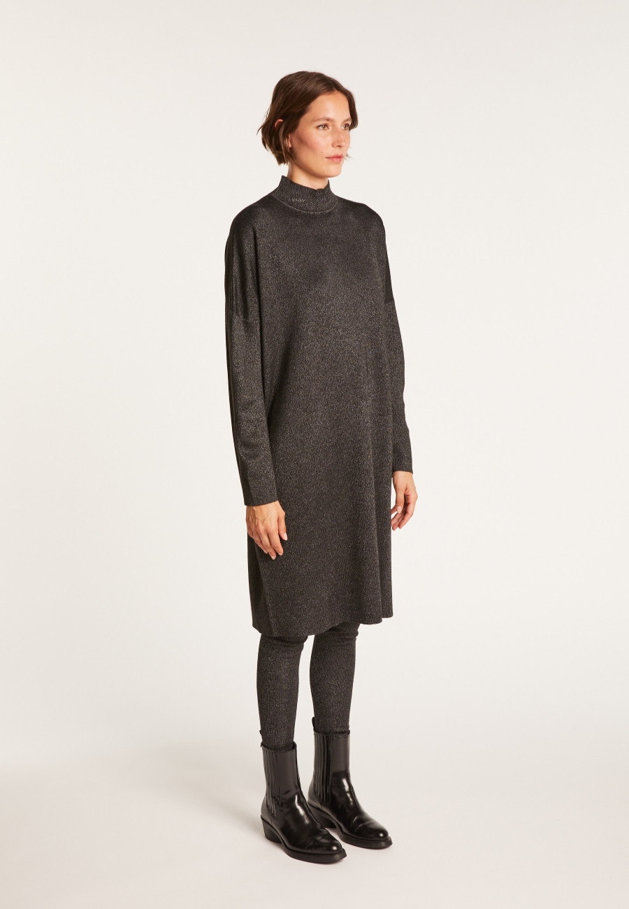 Loose-fit dress with high-neck — Grazia
