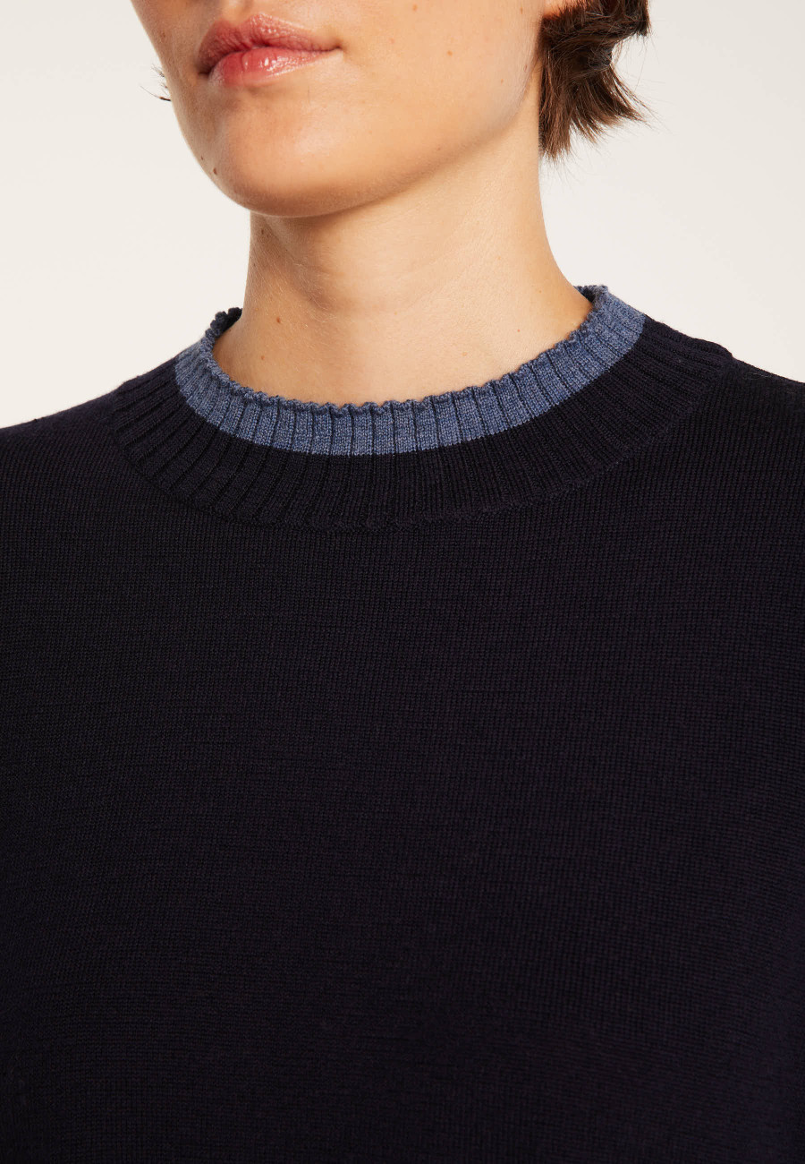 Two-tone wool sweater Gimmie