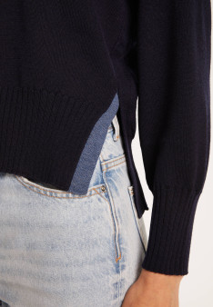 Two-tone wool sweater Gimmie