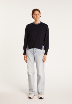 Two-tone wool sweater Gimmie