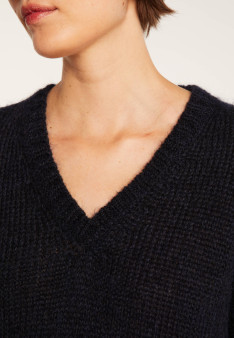 V-neck mohair sweater - Gracy