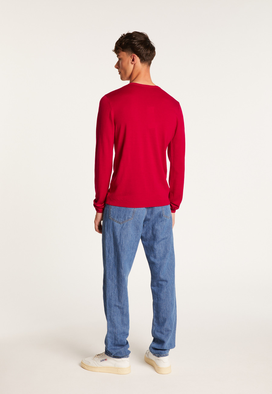 Merino Wool V-neck sweater Enricke