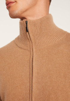 Cashmere zipped waistcoast - François