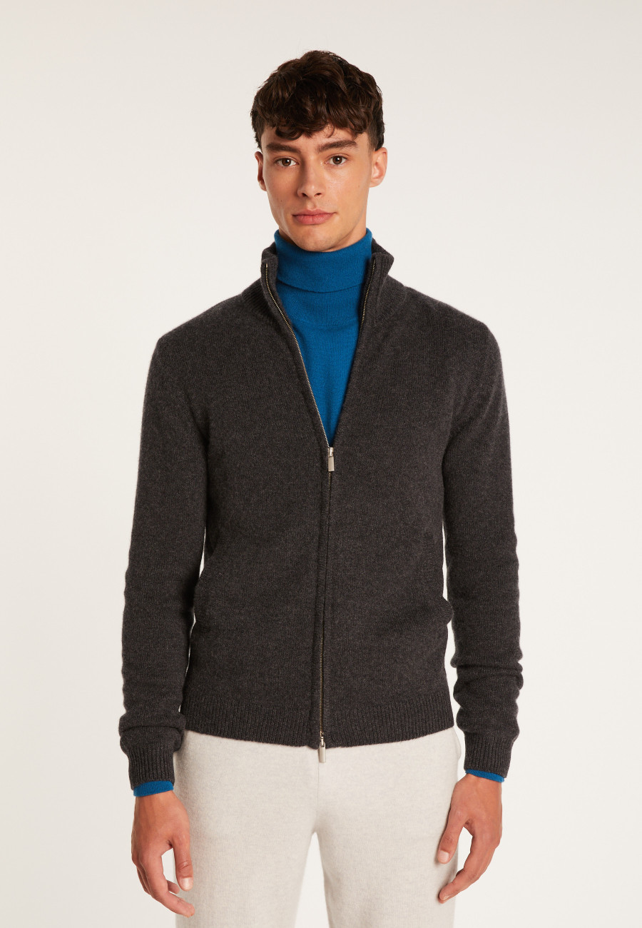 4-ply cashmere zipped jacket - Balthazar
