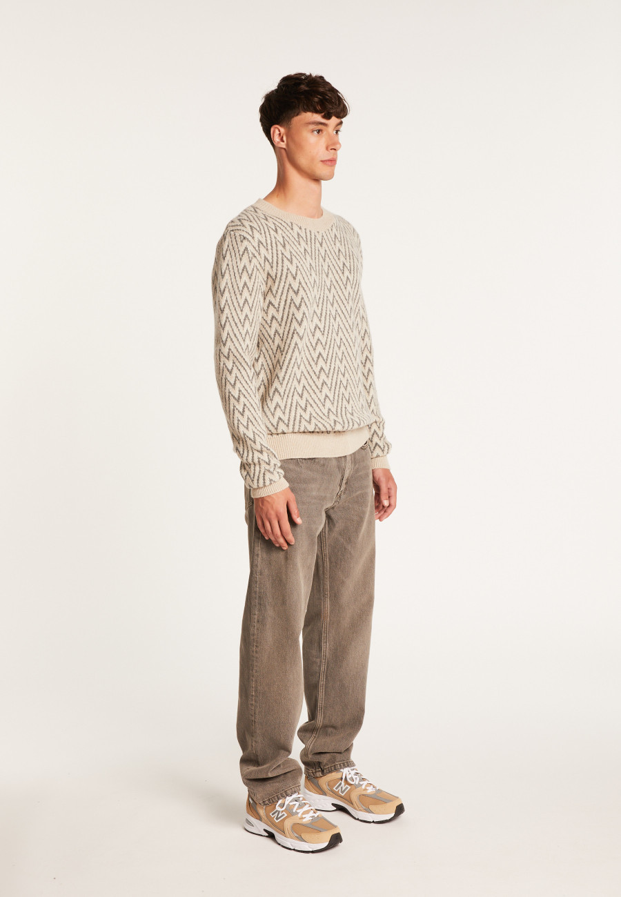 Wool and Alpaca Pullover-LUKA