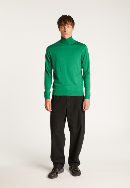 Merino Wool Turtleneck Sweater - Enzo