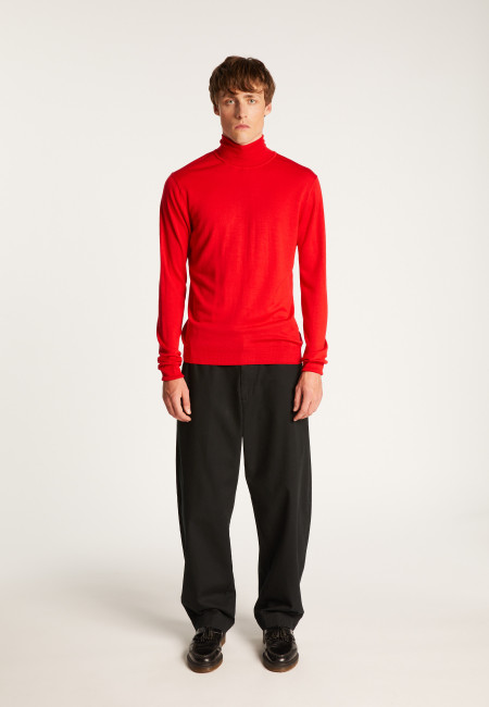 Merino Wool Turtleneck Sweater - Enzo