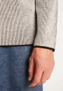 Pull col rond en laine mérinos  - Tino