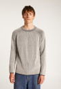 Pull col rond en laine mérinos  - Tino