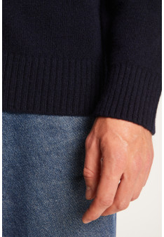 Cashmere Blend High Neck Sweater - Tiago