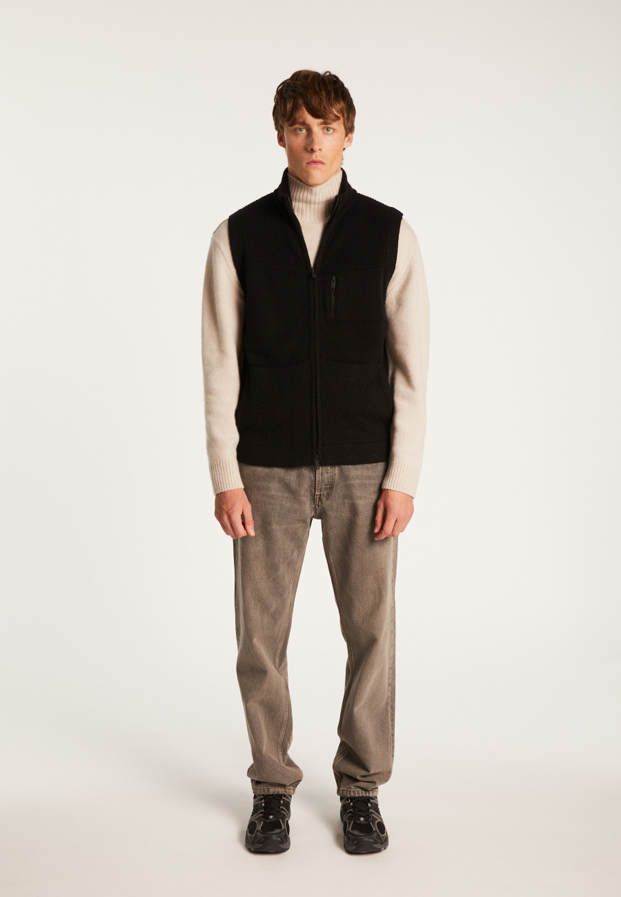 Wool and cashmere sleeveless jacket - Thula