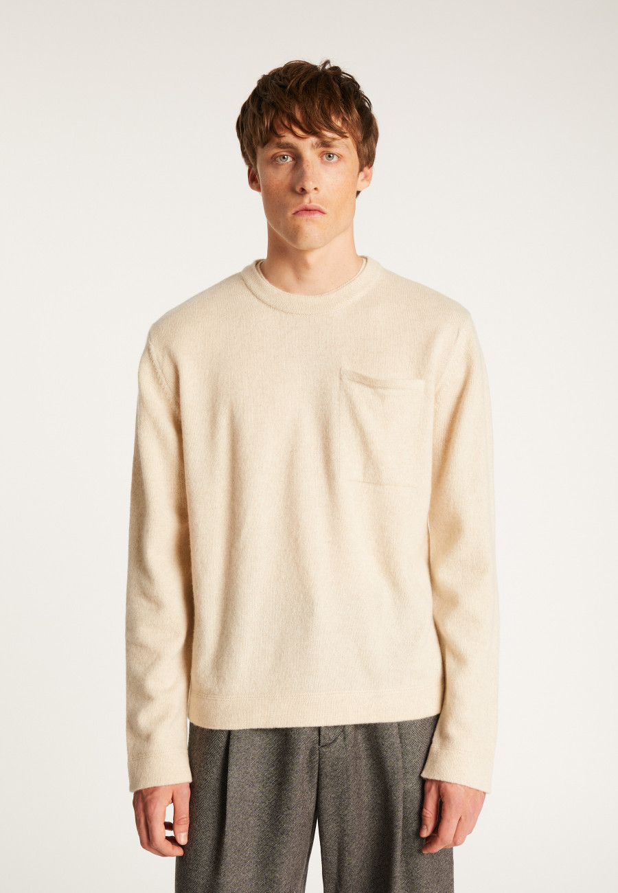 Wool and cashmere crewneck sweater - Tylan