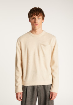 Wool and cashmere crewneck sweater - Tylan