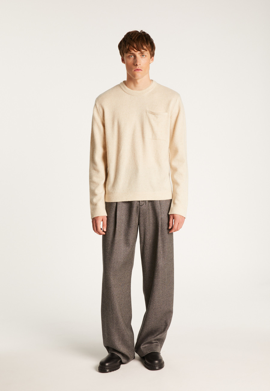 Wool and cashmere crewneck sweater - Tylan