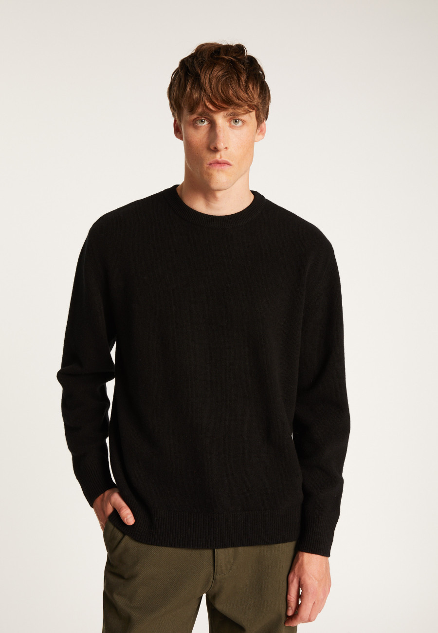 Merino wool crewneck sweater - Thomas